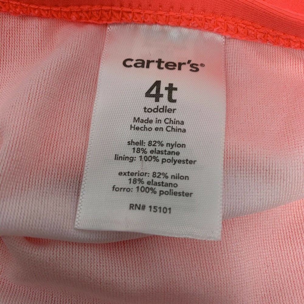 Pink‎ Ruffle Trim Tankini Size 4T - Picture 3 of 3